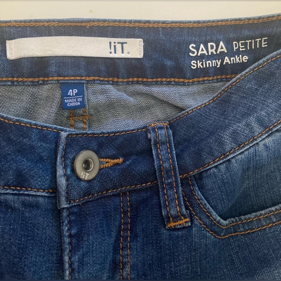 iT  !iT Sara Skinny Ankle Jeans Petite 4 4P - Picture 3 of 3